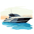 draw your boat portrait to vector