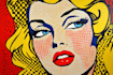 draw a retro pop art roy lichtenstein style