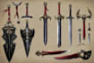 design unique weapons illustrations