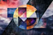 create abstract geometric digital art