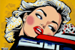 draw pop art or roy lichtenstein style