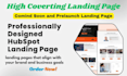 design a coming soon or prelaunch landing page for startup businesses