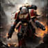 desing a warhammer 40k character illustration