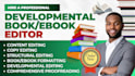 substantive developmental copy line edit proofread format novel non fiction book