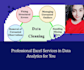 data visualization, data cleaning, data analysis, and data entry in excel