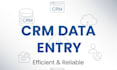 do CRM data entry and management hubspot salesforce