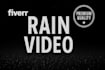 create 10hour black screen relaxing rain thunderstorm sound effect video
