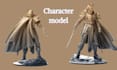 create 3d head 3d face action figure 3d vtuber avatar stl, vrm file 3d printing