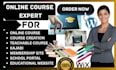 design online course course creation teachable course kajabi educational website