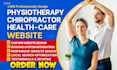 design physiotherapy website chiropractor therapy healthcare wordpress website