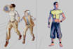 draw a custom illustration in my semirealistic style