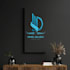 design zoom virtual background professionally with 3d logo