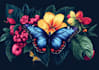 made a botanical illustration depending on your concept