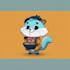 draw cute animal cartoon mascot character