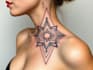 make quick geometric unique tattoo design
