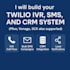create 3cx, vicidial, twilio, telynx account with siptrunk did number ivr setup