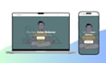 create a modern product landing page or business website