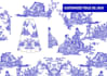 create traditional toile de jouy