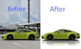 do  car reflection shadow background remove natural shadow refraction retouch
