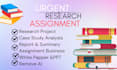 write case study analysis, research, summary, assignment, apa paper, finance
