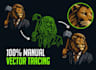 redraw vector file, svg, vectorize my logo, create vector file adobe illustrator