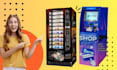 design unique vending machine wrap, atm wrap, vending machine logo design,