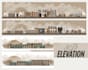 render architectural site plans, elevations, and sections in photoshop