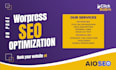 do wordpress, shopify on page and technical SEO optimization