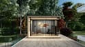 design garden, pool, patio, yard, terrace, landscape 3d model and renders