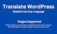 translate any type wordpress website into any languages