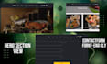 design a responsive restaurant website using HTML, CSS, js