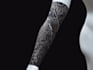create sleeve tattoo design in geometric style