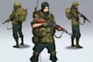 draw 2d game art military character design