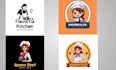 design creative food and restaurant logo