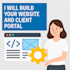 create a custom website and client portal integrated with your CRM