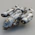 create your amazing 3d spaceship model