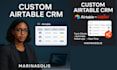 build custom airtable CRM, airtable automation, airtable integrate sales crm