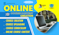 create online course content, course creation, course curriculum on thinkific