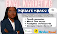 do squarespace via email marketing klaviyo mailchimp flows setup SEO sales