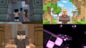 create a minecraft official style animation