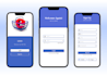 design a professional landing page in figma