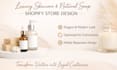 design a luxury skincare or natural soap shopify store that converts