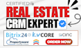 setup bitrix24 real estate CRM propertyware cleveragent for property management