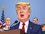 make political caricature and cartoon