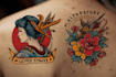create a rad traditional tattoo design