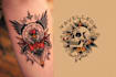 draw american traditional tattoo unique design by request