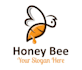 design beautiful honey bee logo