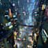 drawing a cyberpunk futuristic city art