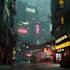 make a cyberpunk city