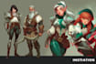 do character art, dnd, and game art